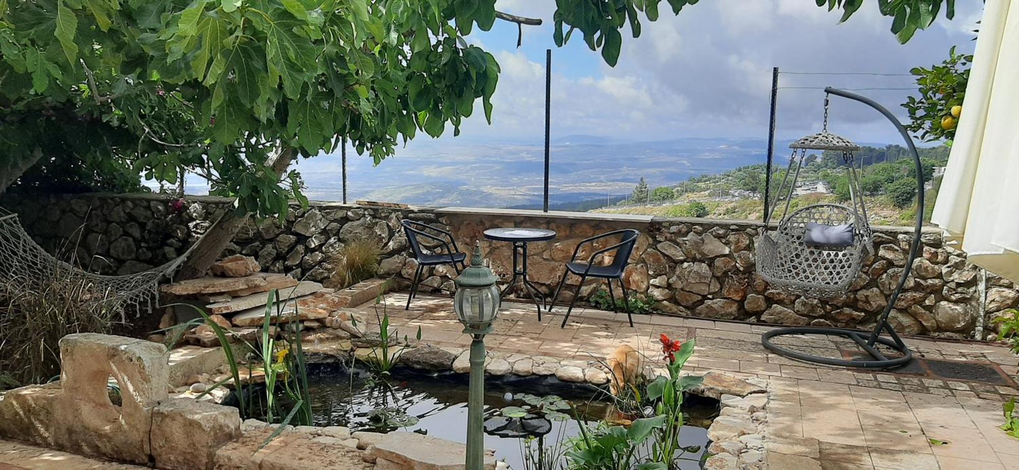 צפת Relaxed Garden Apartment With Galilee Sea View 1 מראה חיצוני תמונה